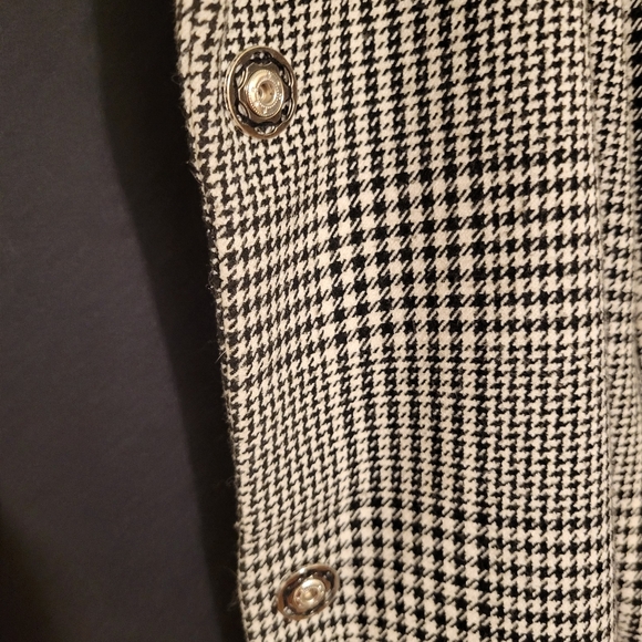 Carolina Bella Houndstooth Coat Size M - Picture 6 of 10